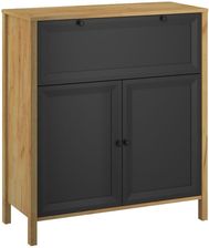 Zdjęcie Mebel Bos Komoda Brent 2D1S Dąb Craft Złoty / Czarny - Węgorzyno