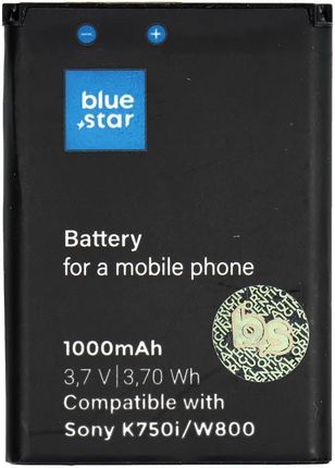 Blue Star Bateria Do Sony Ericsson K750I/W800/W550I/Z300 1000 Mah Li Ion Premium