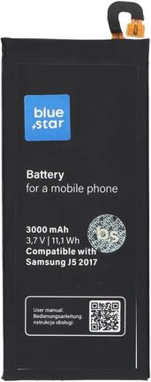 Blue Star Bateria Do Samsung Galaxy J5 2017/A5 2017 3000 Mah Li Ion Premium