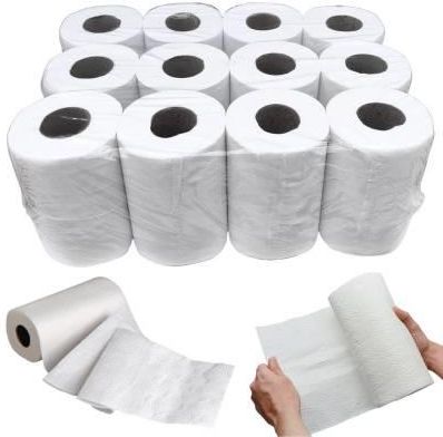 Ręczniki papierowe Mini PRO A’12 - Białe, dwuwarstwowe - opakowanie 12 szt.