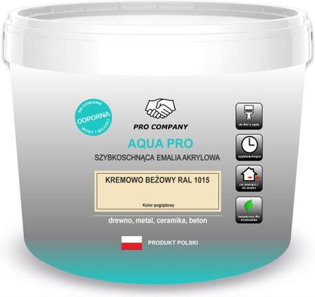 Pro Company Aqua Pro Kremowo Beżowy Mat 10L