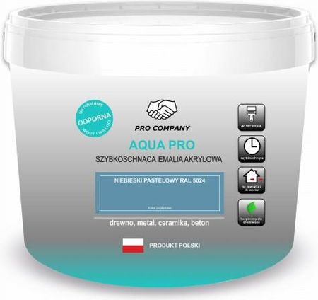 Pro Company Aqua Pro Niebieski Pastelowy 10L