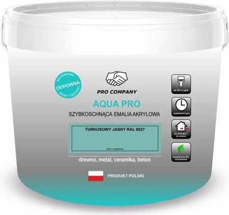 Pro Company Aqua Pro Turkusowy Jasny 10L
