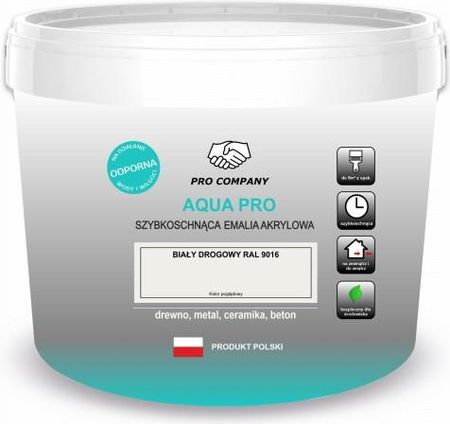 Pro Company Aqua Pro Biały Drogowy Mat 10L