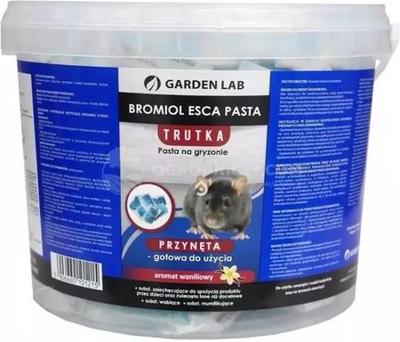 Garden Lab Trutka Na Szczury Myszy Pasta W Saszetkach Bromiol Esca 2 5kg 5X0,5kg Aromat Waniliowy
