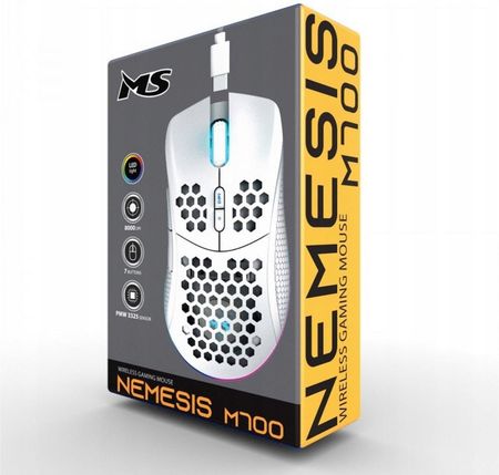 Ms Nemesis M700 RF PMW3325 Biała (MSP20051) - zdjęcie 2