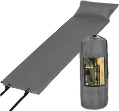 Zdjęcie Springos 186cm Z Poduszką I Pokrowcem Szara - Sulejówek