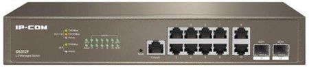 Ip-Com Switch Zarządzalny 10X 1Gbe 2X Sfp (G5312F)