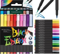 Zdjęcie Faber-Castell Fabercastell Pisaki Pędzelkowe Black Edition 20 Kol 116452 Fc - Ustroń