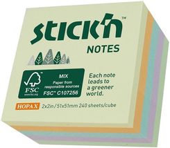 Zdjęcie Notes Samoprzylepny 51X51Mm 5 Kolorów Pastel 250K. - Orzesze