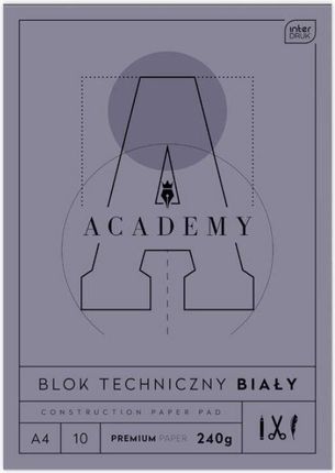 Blok Techniczny A4/10K Academy 10Szt.