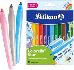 Zdjęcie Pelikan Mazaki Flamastry Colorella Star C302 10Szt. - Gryfino