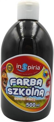 Farba Szkolna Czarna 500Ml Inspiria