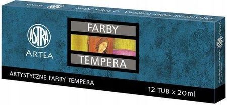 Astra Farby Tempera Artea 12 Kolorów 20Ml
