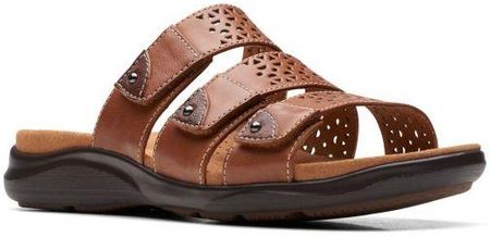 Sandały Clarks Kitly Walk kolor tan leather 26172147