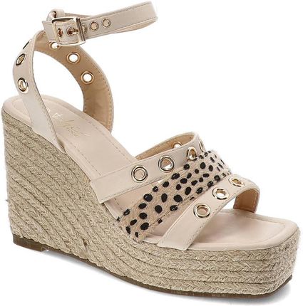 Beżowe Sandały Sergio Todzi Stylowe Espadryle