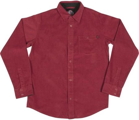 koszula INDEPENDENT - Roy L/S Shirt Burgundy (BURGUNDY ) rozmiar: XL