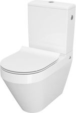 Zdjęcie Cersanit Kompakt Wc Crea New 010 3/5 Owal Z Deską Slim Duroplast K114-013 (K114013) - Lubsko
