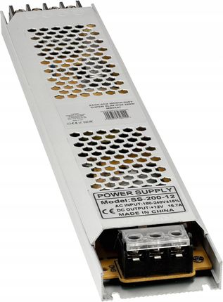 Berge Zasilacz Do Taśm Led Slim 12V 16A 200W Ip20