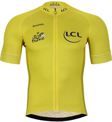 Bonavelo Koszulka Kolarska Z Krótkim Rękawem - Tour De France 2023 - Żółty