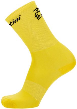 Santini Kolarskie Klasyczne Skarpetki - Tour De France 2023 - Żółty