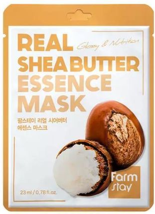Farmstay Real Maska Do Twarzy W Płacie Masło Shea 23 ml