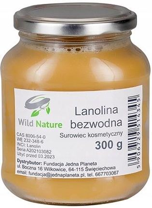 Wild Nature Lanolina Bezwodna Szkło 300G