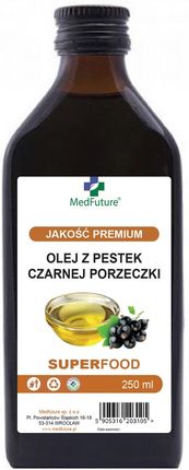 Medfuture Olej Z Pestek Czarnej Porzeczki 250ml