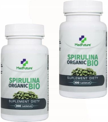 Medfuture Spirulina Organic Bio Oczyszczanie Detox 2x300tabl