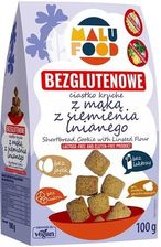 Zdjęcie Malu Food Ciastka Z Siemieniem Lnianym Bez Cukru Bezglutenowe 100g - Puławy