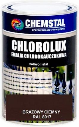 Chemstal Chlorolux Brąz 8017 10L