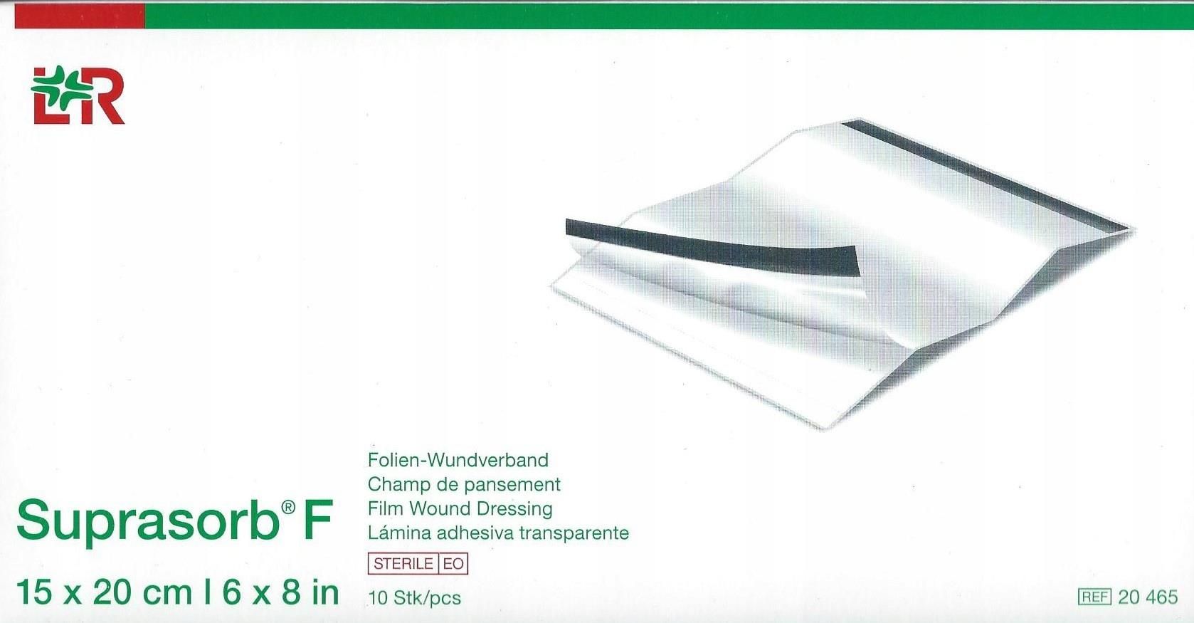 Dc Rauscher Lohmann & Rauscher L&R Suprasorb F Samoprzylepny 15x20Cm 10Szt. (20465 ...