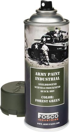 Fosco Wojskowa Farba W Sprayu 400Ml Forrest Green