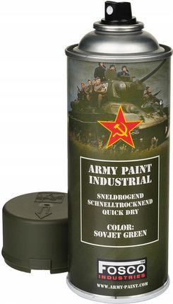 Fosco Wojskowa Farba W Sprayu 400Ml Sovjet Green