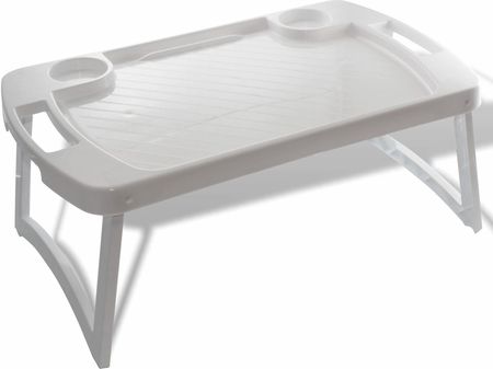 ARTGOS - Stolik śniadaniowy do łóżka - pod laptopa - taca - biały