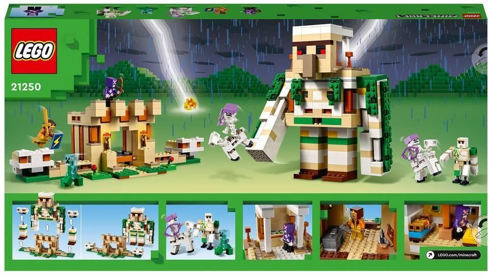 LEGO Minecraft 21250 Forteca żelaznego golema - Ceny i opinie - Ceneo.pl
