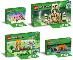 LEGO Minecraft 21250 Forteca żelaznego golema - Ceny i opinie - Ceneo.pl