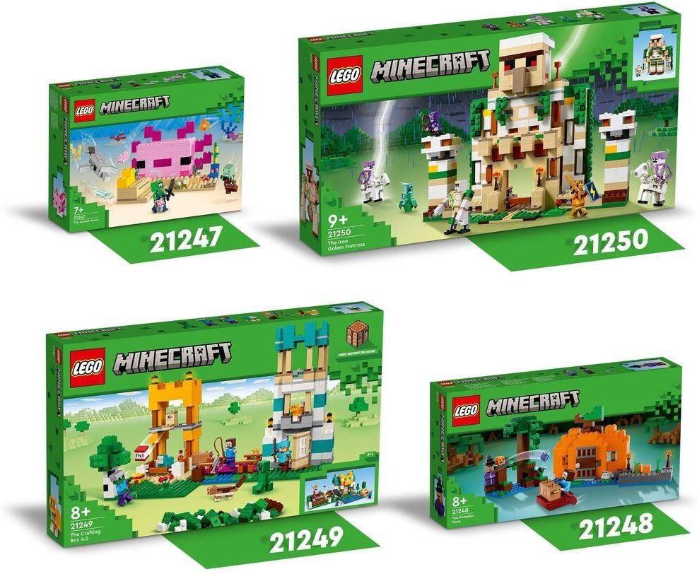 LEGO Minecraft 21250 Forteca żelaznego golema - ceny i opinie - Ceneo.pl
