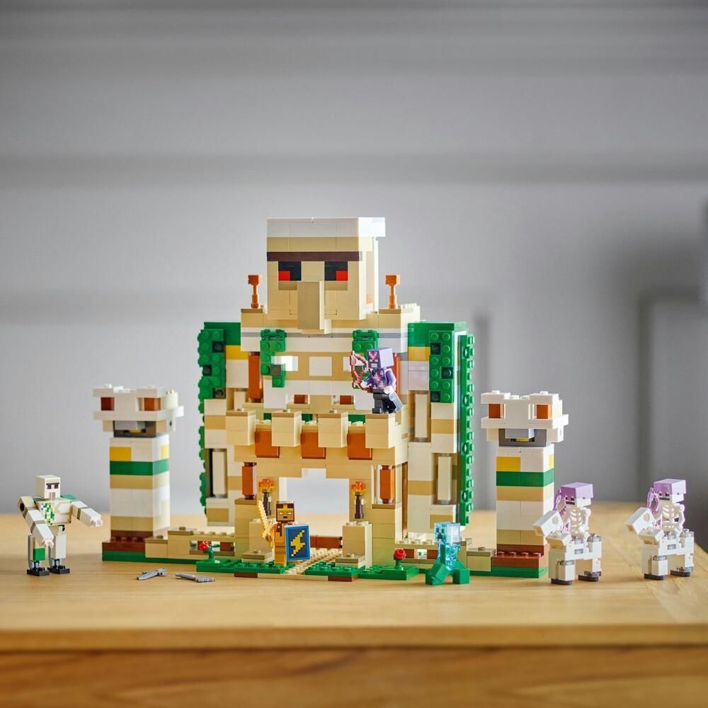 LEGO Minecraft 21250 Forteca żelaznego golema - Ceny i opinie - Ceneo.pl