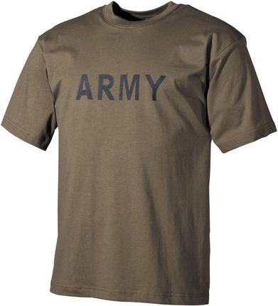 Koszulka US "Army" oliwkowa 170 g L