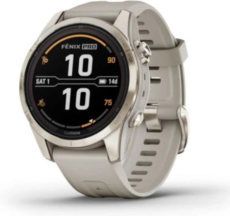 GARMIN Fenix 7s Pro Sapphire Solar Soft Gold 010-02776-15