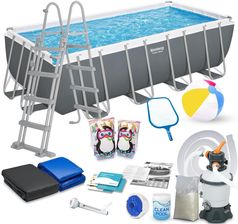 Zdjęcie Basen Bestway 488X244X122cm 18W1 56671N - Garwolin