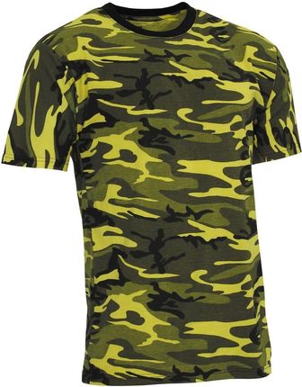 Koszulka US  "Streetstyle" gelb-camo zielona 140-145 g XXL