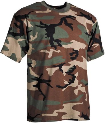 Koszulka t-shirt US wojskowa Woodland 170g 5XL
