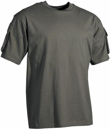 Koszulka US  z kieszeniami na rękawach oliwkowa 3XL