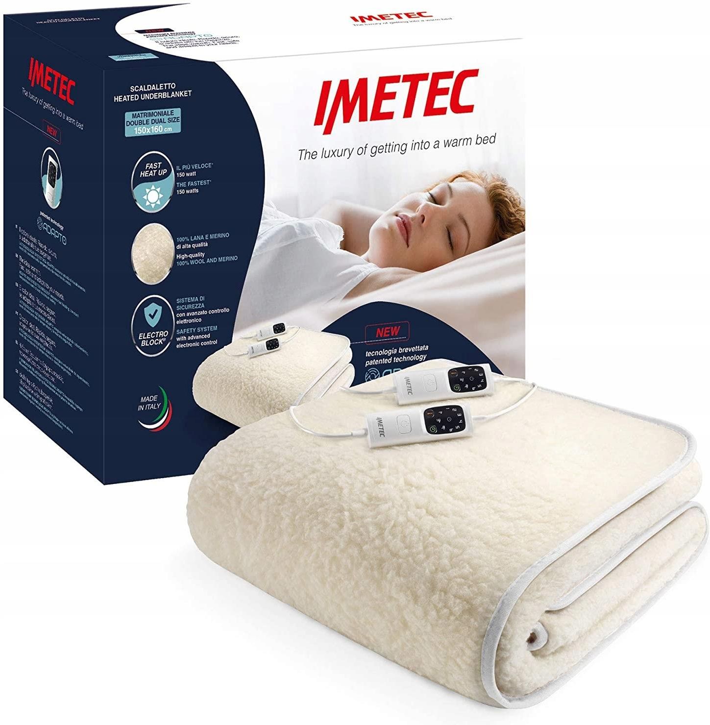 Imetec Mata Elektryczny Adapto Biały 150 W (16629) Opinie i ceny na