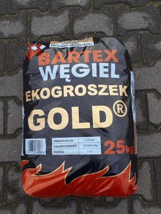 Bartex Węgiel Ekogroszek Gold 27-29 Mj 25kg