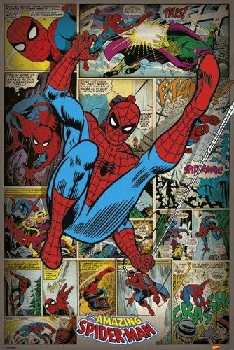 Empireposter Marvel Spiderman Retro Rozmiar Cm Ok X Plakat Nowy B S F Opinie I