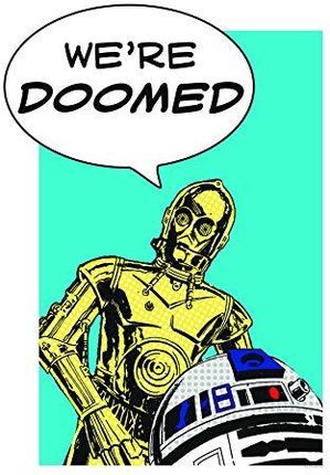 Komar Obraz Ścienny Star Wars Classic Comic Quote Droids Pokój Dziecięcy Pokój Młodzieżowy Dekoracja Druk Artystyczny Bez Ramy Wb114 50X70 B07Zhvk8Gk