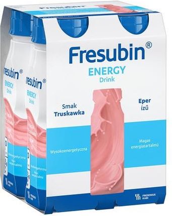 Fresenius Fresubin Energy Drink Płyn O Smaku Truskawki 4x200ml